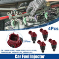 Set of 4 Fuel Injector Nozzles for Nissan 240SX 2.4L L4 (1991–1998) 16600-53J00
