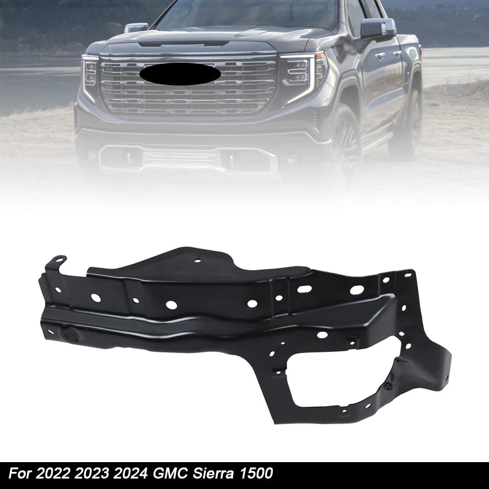 Black Front Bumper Bracket for GMC Sierra 1500 (2022–2024)