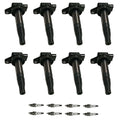 8X Ignition Coils & Spark Plugs for Jaguar XF XJ8 (2008–2015)