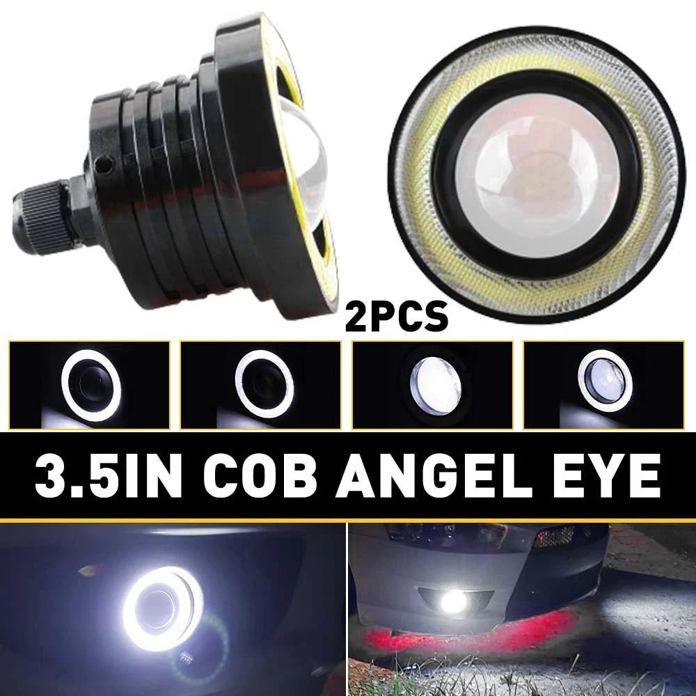 2X 3.5 Inch Round LED Fog Light for