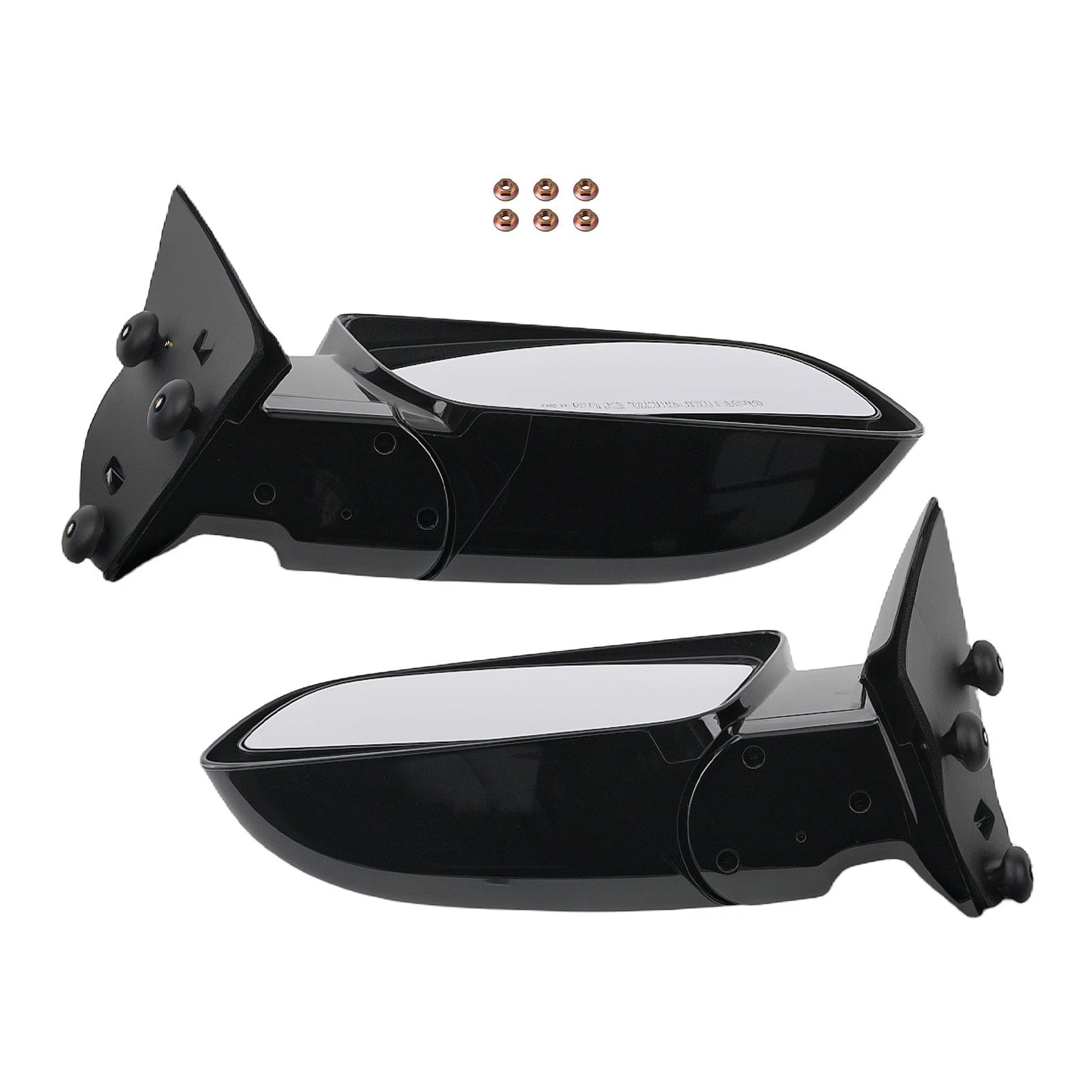 Power Towing Mirrors Pair for Chevrolet C1500 Suburban (1992–1997) 15764757 ABS