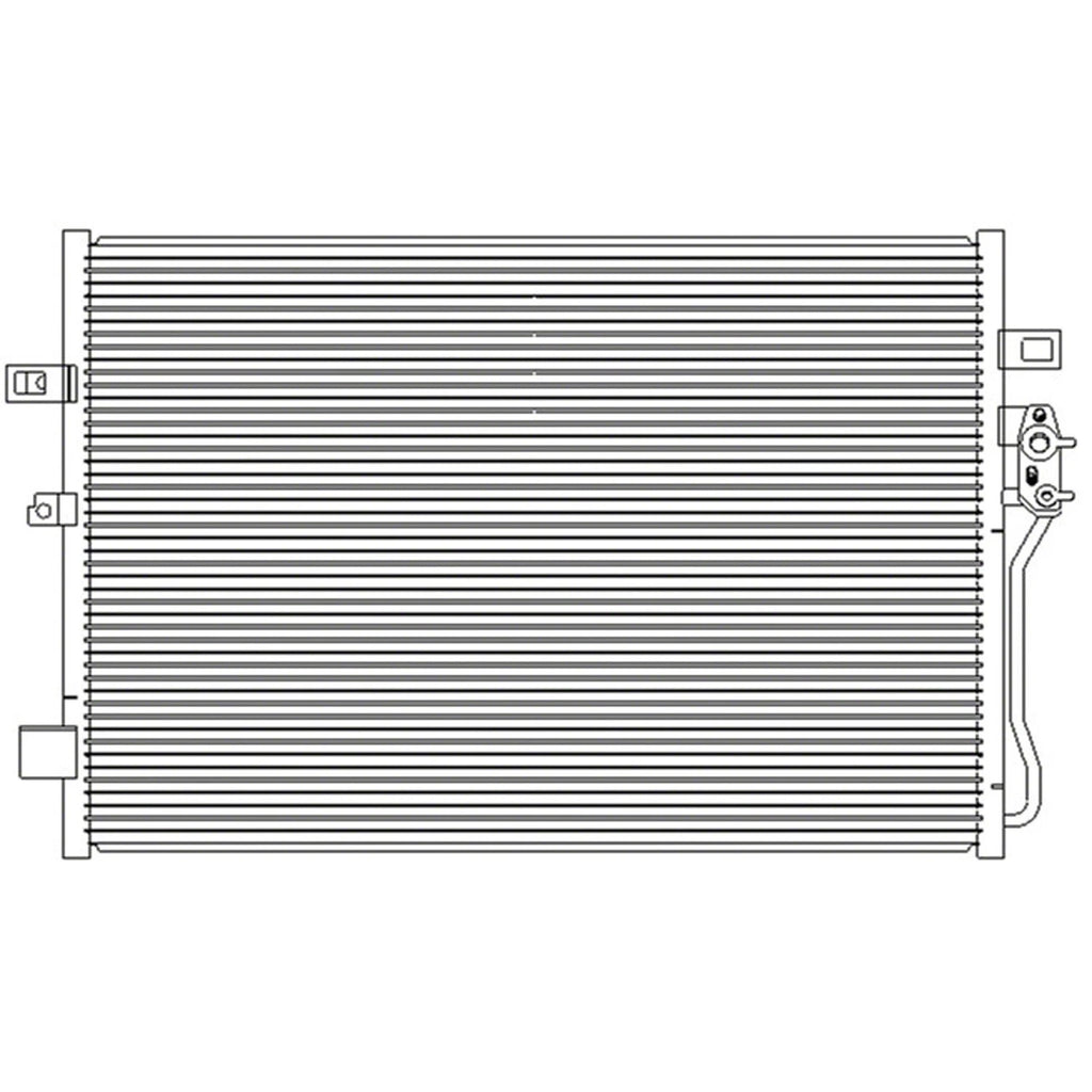 Replacement A/C Condenser External Transmission Oil Cooler is Not Included