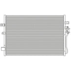Replacement A/C Condenser External Transmission Oil Cooler is Not Included