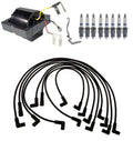 Ignition Wires & Spark Plugs Kit for GMC C3500, Chevy C10, C20, K20 (1990–2000)