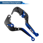 Short Long Brake Clutch Levers for Suzuki GSX-S1000/F/S/ABS (2015–2020) Black Blue
