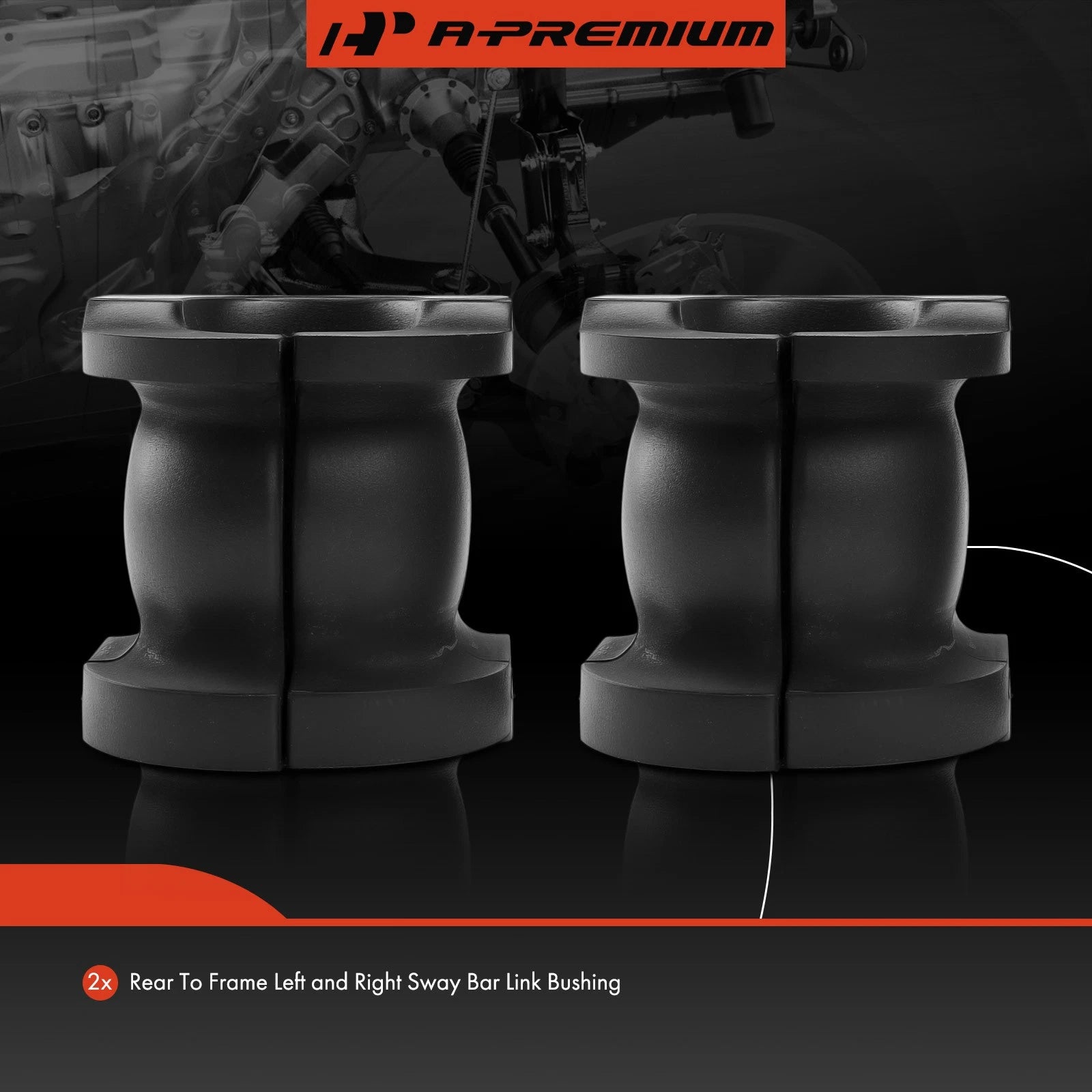 2X Rear Sway Bar Bushing Kit for Honda Pilot (2009-2011)