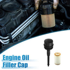 Engine Oil Filter with Housing Cap for Mercedes-Benz C240 C280 C320 (2001-2005)