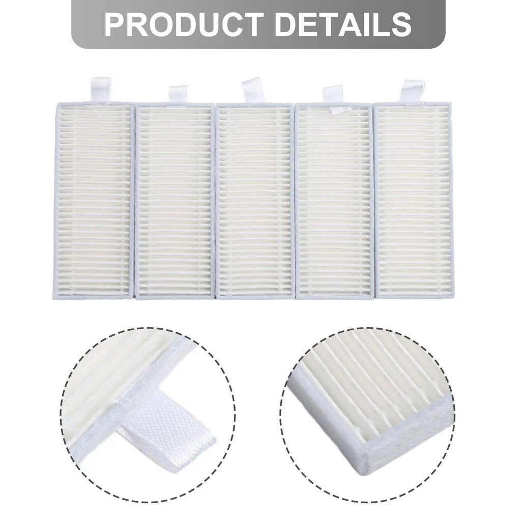 Set of 5 Replacement Filters for EZVIZ Vacuum Cleaner