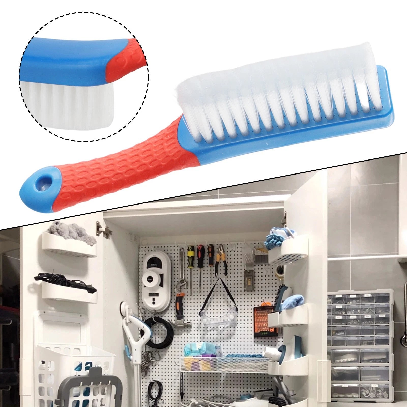 Car Interior Cleaning Brush Set of 2 (25mm & 35mm)