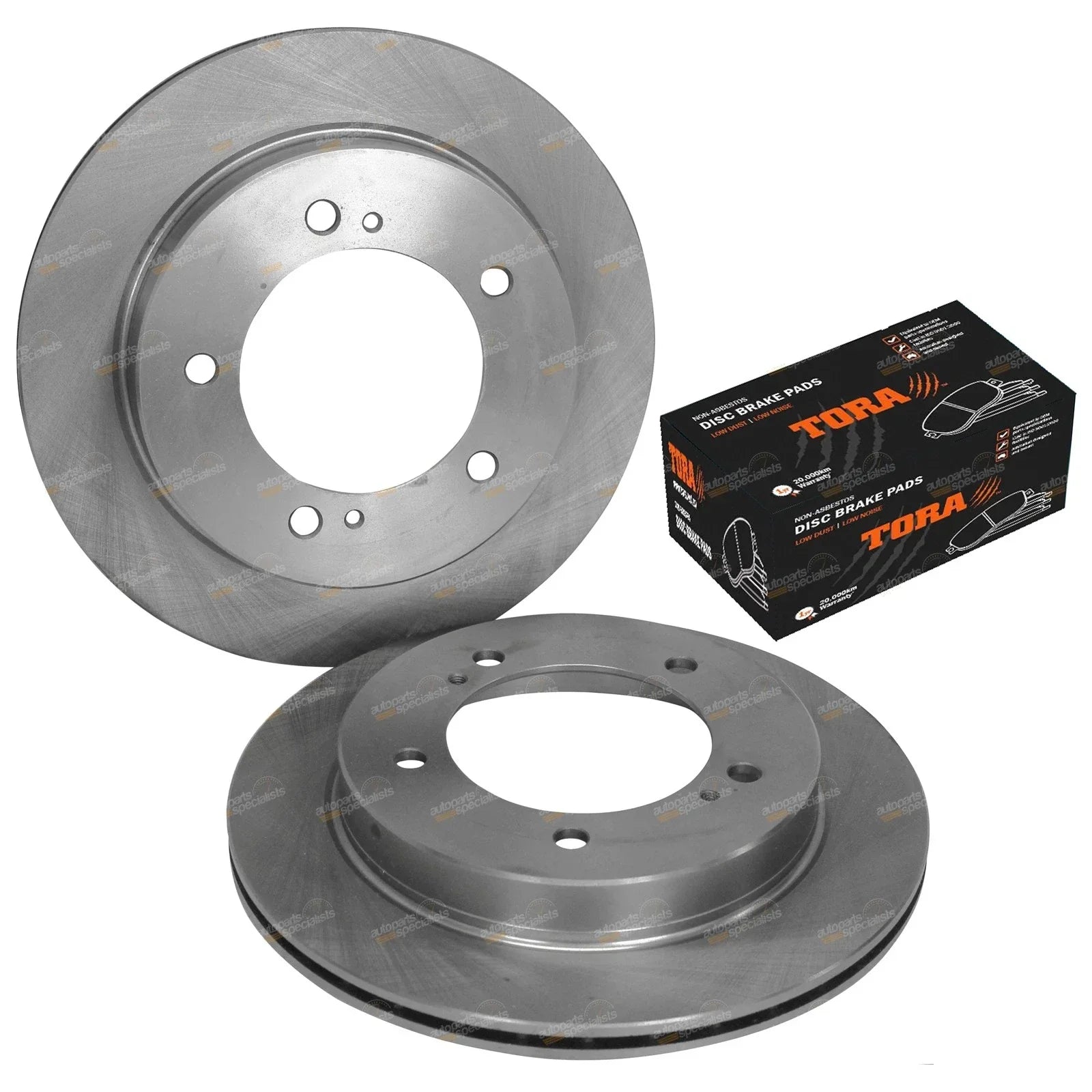 Front Disc Rotors + Pads for Suzuki Vitara SE416 LWB 4x4 (1991-1998)