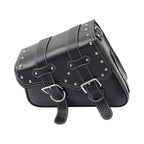 1PC Universal Motorcycle Saddle Bag Luggage Tool Bag Left Side #27C Black