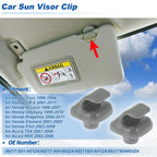 Sun Visor Clip for Honda Civic (1996–2004) Gray No. 88217-S01-A01ZA/88217-S04-003ZA