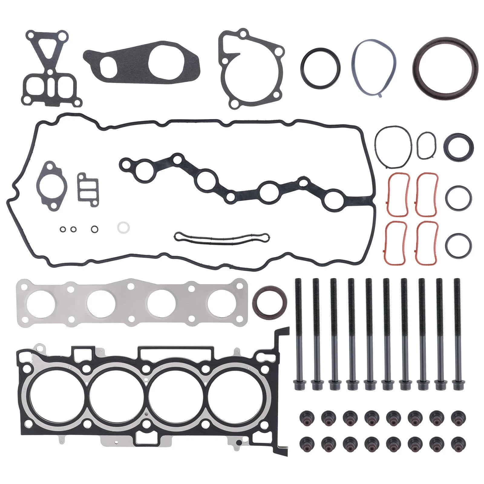 G4KH Engine Overhaul Gasket Kit w/ Head Bolts for Hyundai Kia 2.0T (2012–2020)