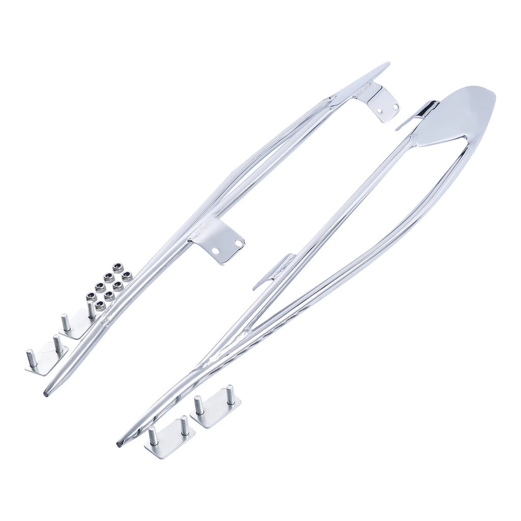 Chrome Saddlebag Protector Rails for Indian Chieftain Roadmaster (2014–2023)