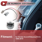 Set of 1 Backup Reverse Light Socket Wiring for Honda Accord (1998–2019) No. 33513S84A01