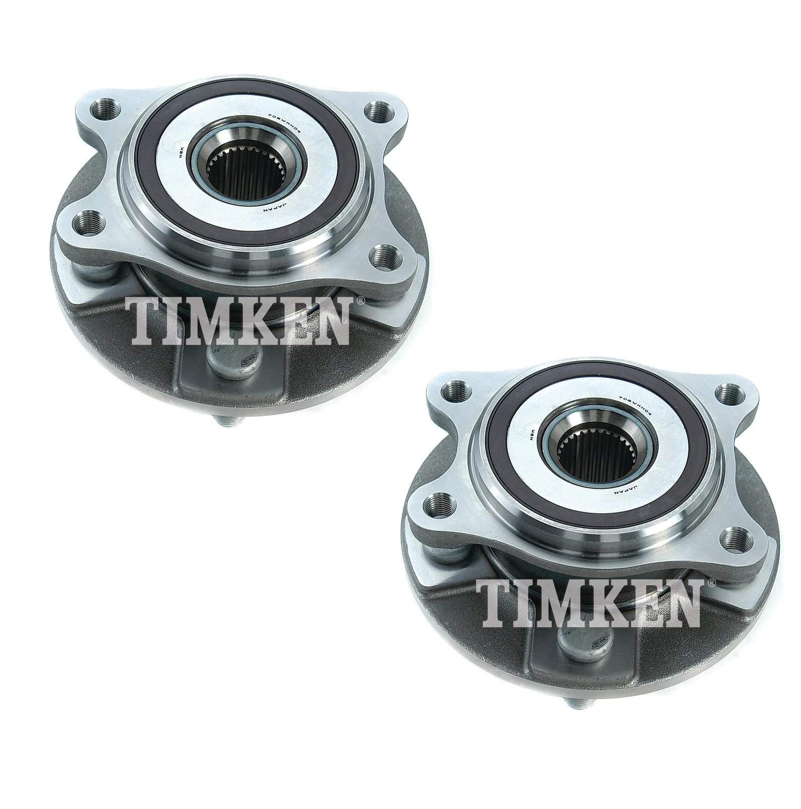 Set of 2 Front Timken Wheel Bearing and Hub Kit for Lexus LS460 LS600h (2007–2017)