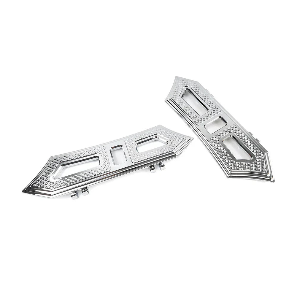Chrome Front Driver Footboard for Harley Softail Touring