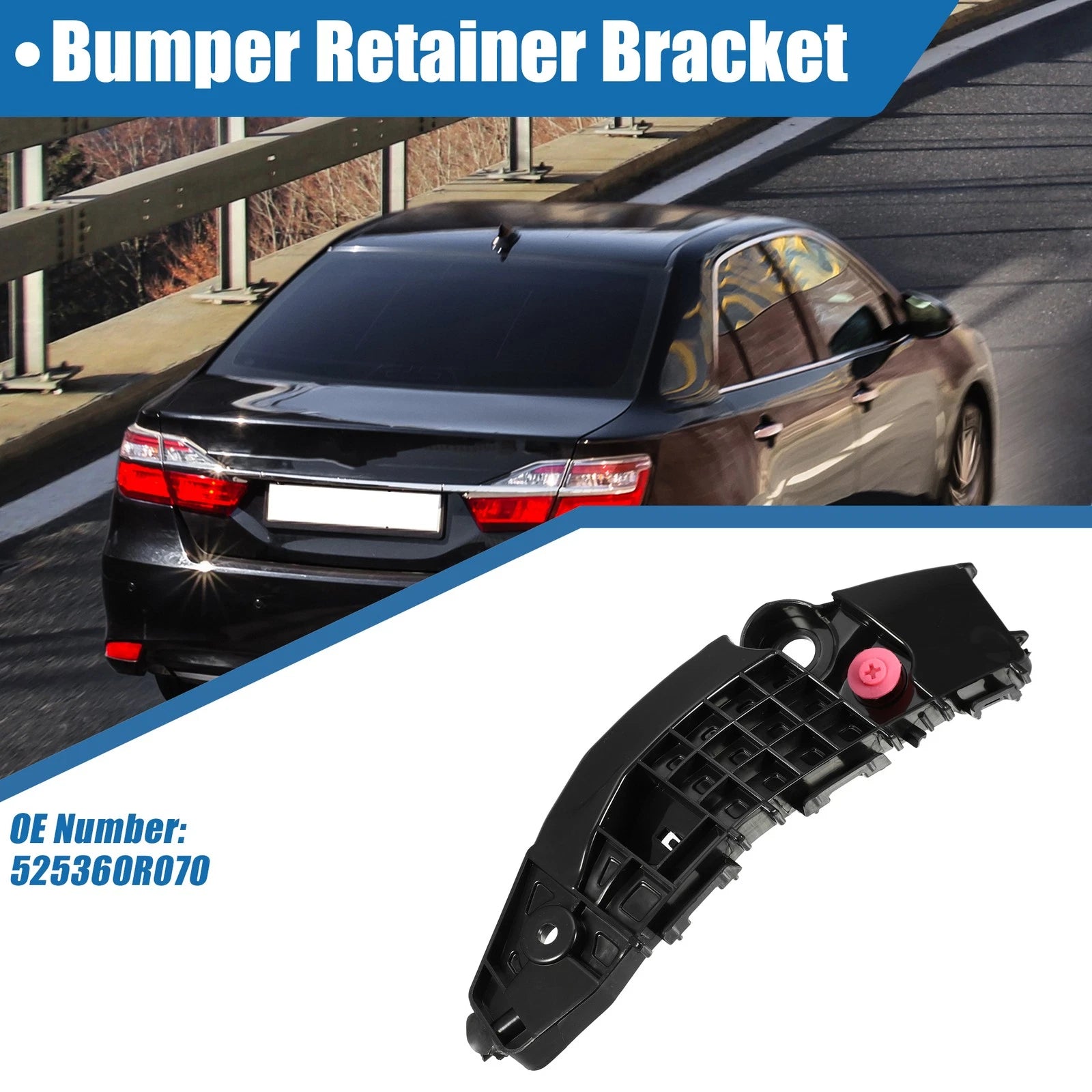 Left Driver Side Bumper Bracket for Toyota RAV4 (2019–2021) No. 525360R070
