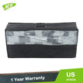 Outdoor Waterproof Carpet Rug 9x12FT Black Gray