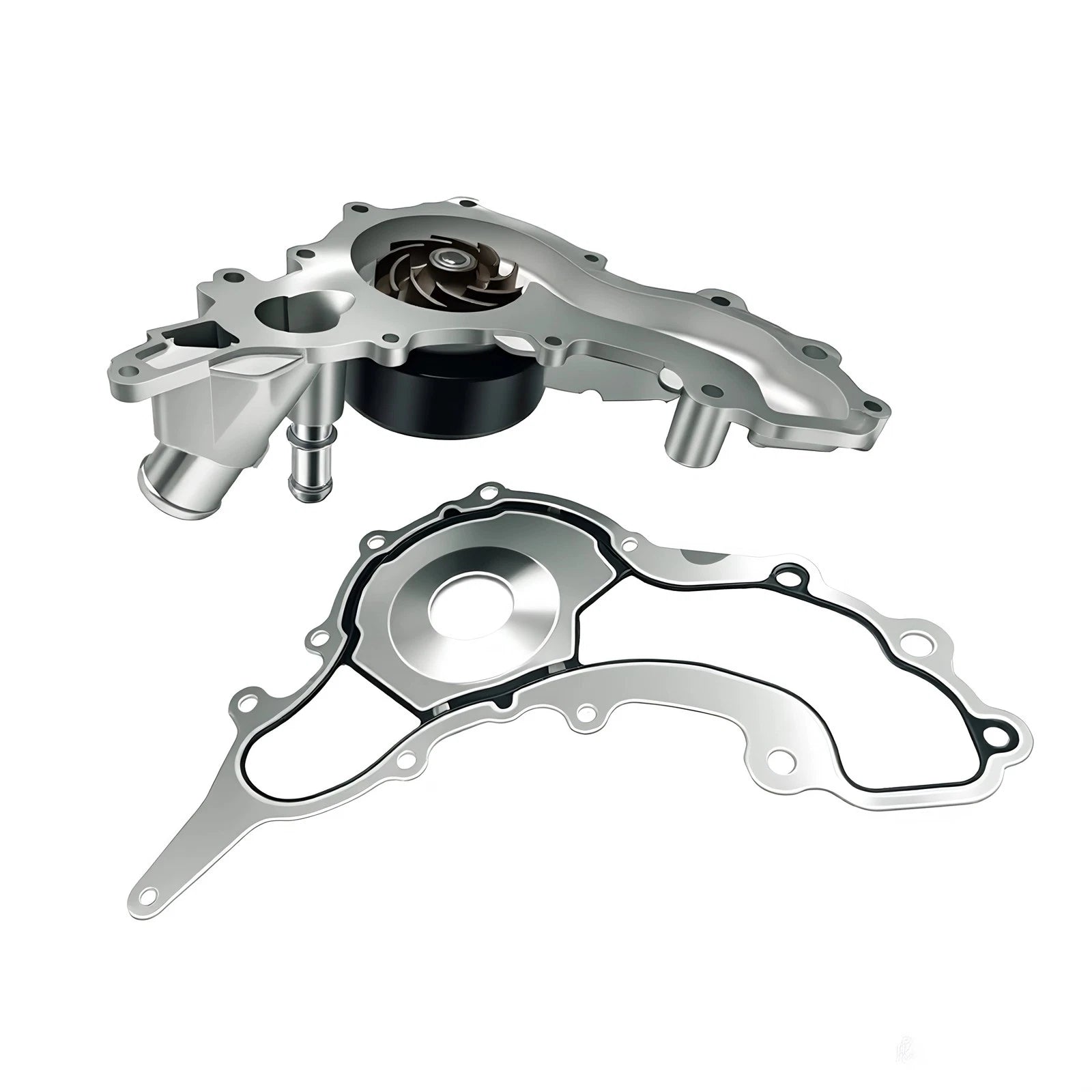 Water Pump w/Gasket for Jeep Wrangler JK V6 3.6L (2012–2017)