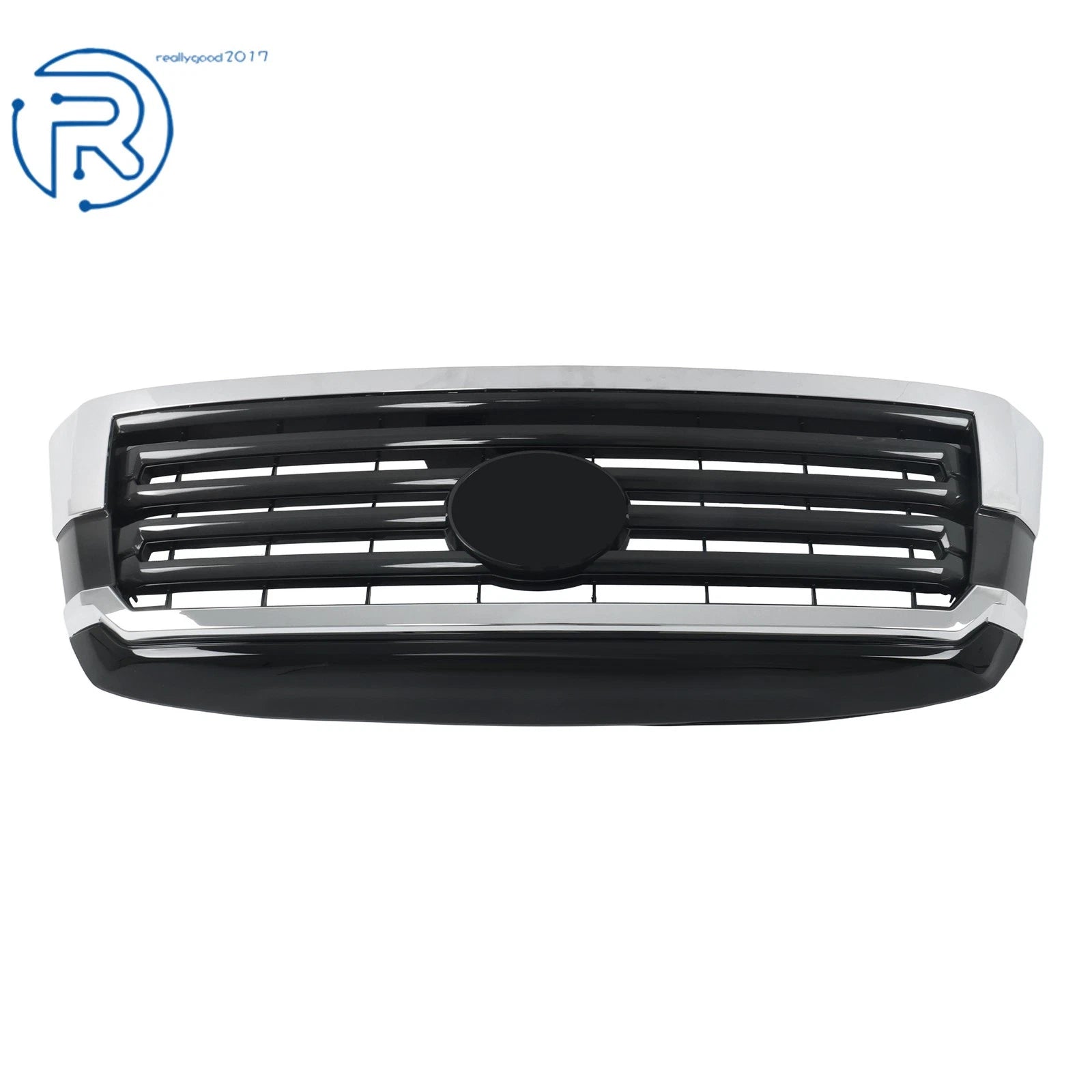 Gloss Black Bar Grille with Chrome Surround for Toyota Sequoia (2018-2022)