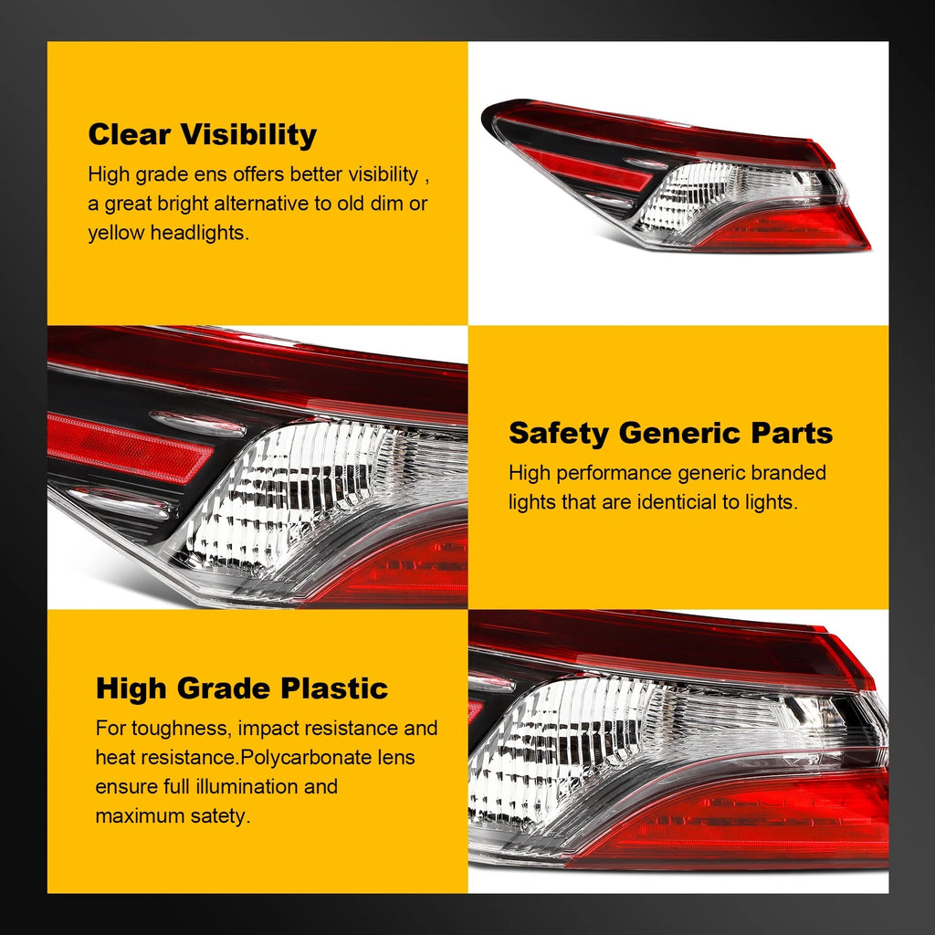 Rear Left Tail Light Assembly for Toyota Camry (2021–2023)