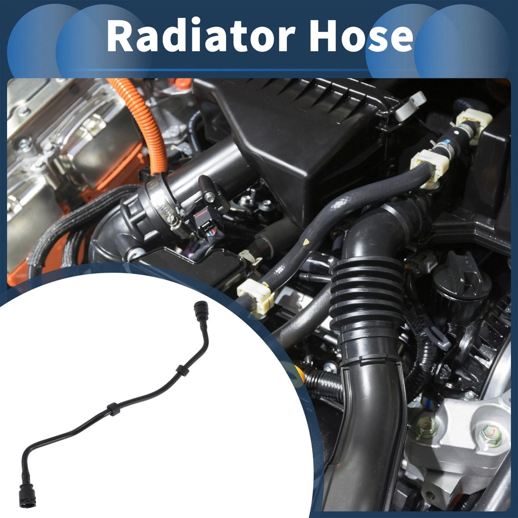 Radiator Hose for BMW M550i xDrive 2018-2019 (17128602668) Plastic Black