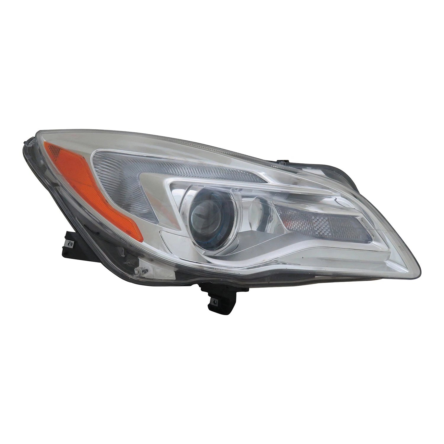 Replacement Passenger Side Halogen Headlight Assembly w/Blue Ring in Lens