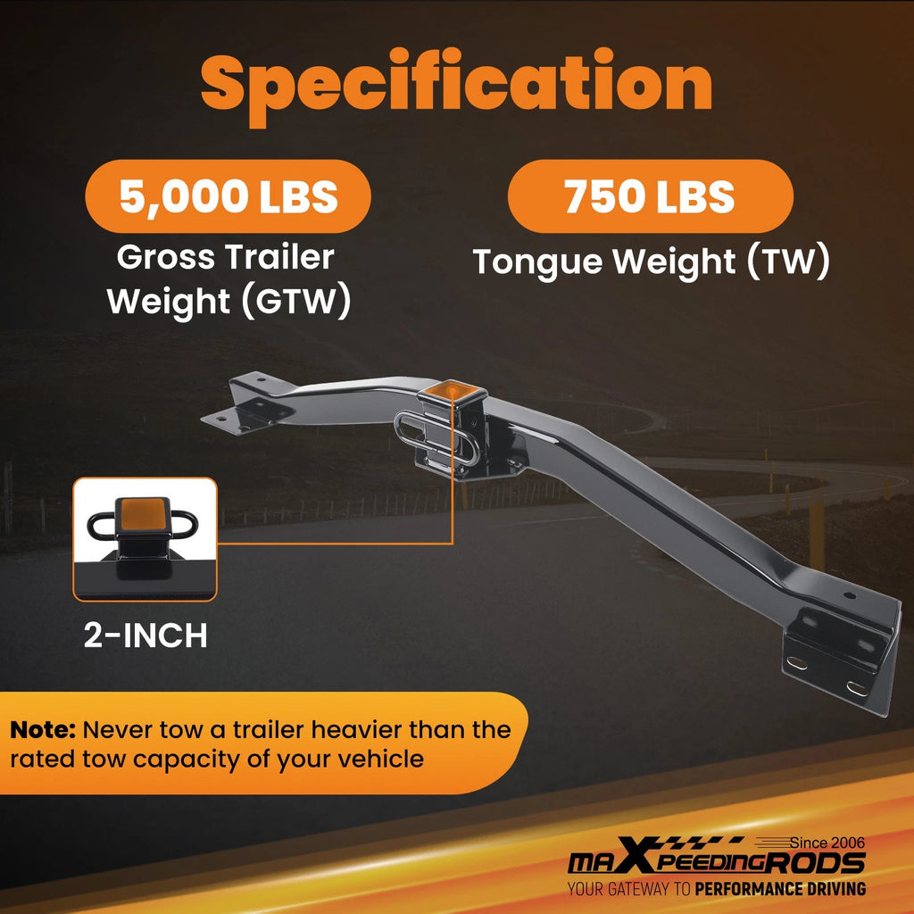 2" Tow Hitch for Chevrolet Traverse Buick Enclave (2018-2024)