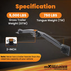 2" Tow Hitch for Chevrolet Traverse Buick Enclave (2018-2024)
