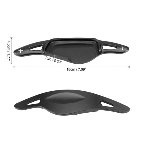 1 Pair Black Steering Wheel Shift Paddle Cover for BMW 3 Series X3 X4 X5 M5 (2012–2020)