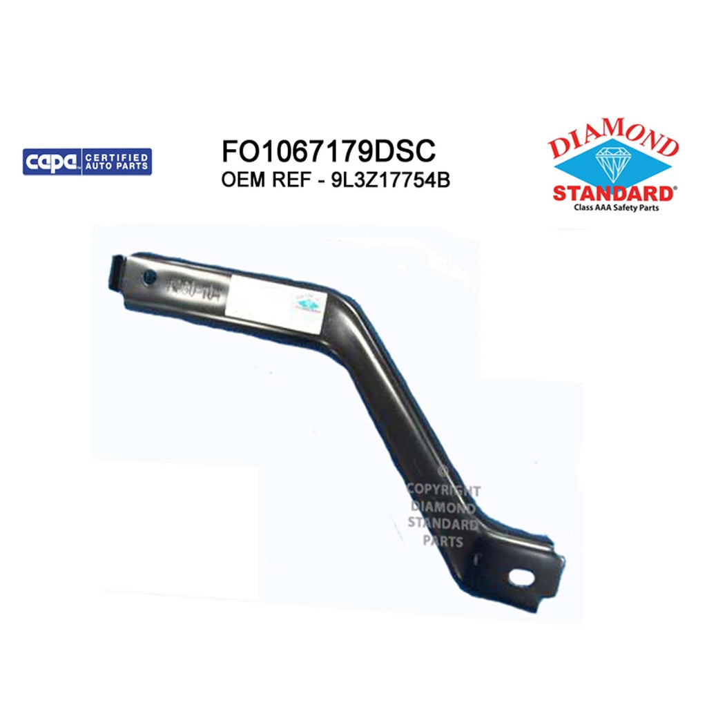 Replacement Steel Front Passenger Side Inner Bumper Mounting Bracket for Jeep