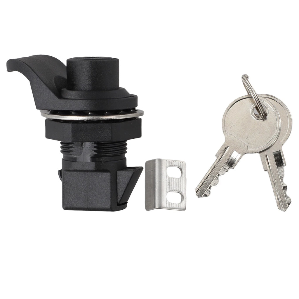 Locking Latch for Motorcycle Glove Boxes (Compatible with Marine Radio Box)