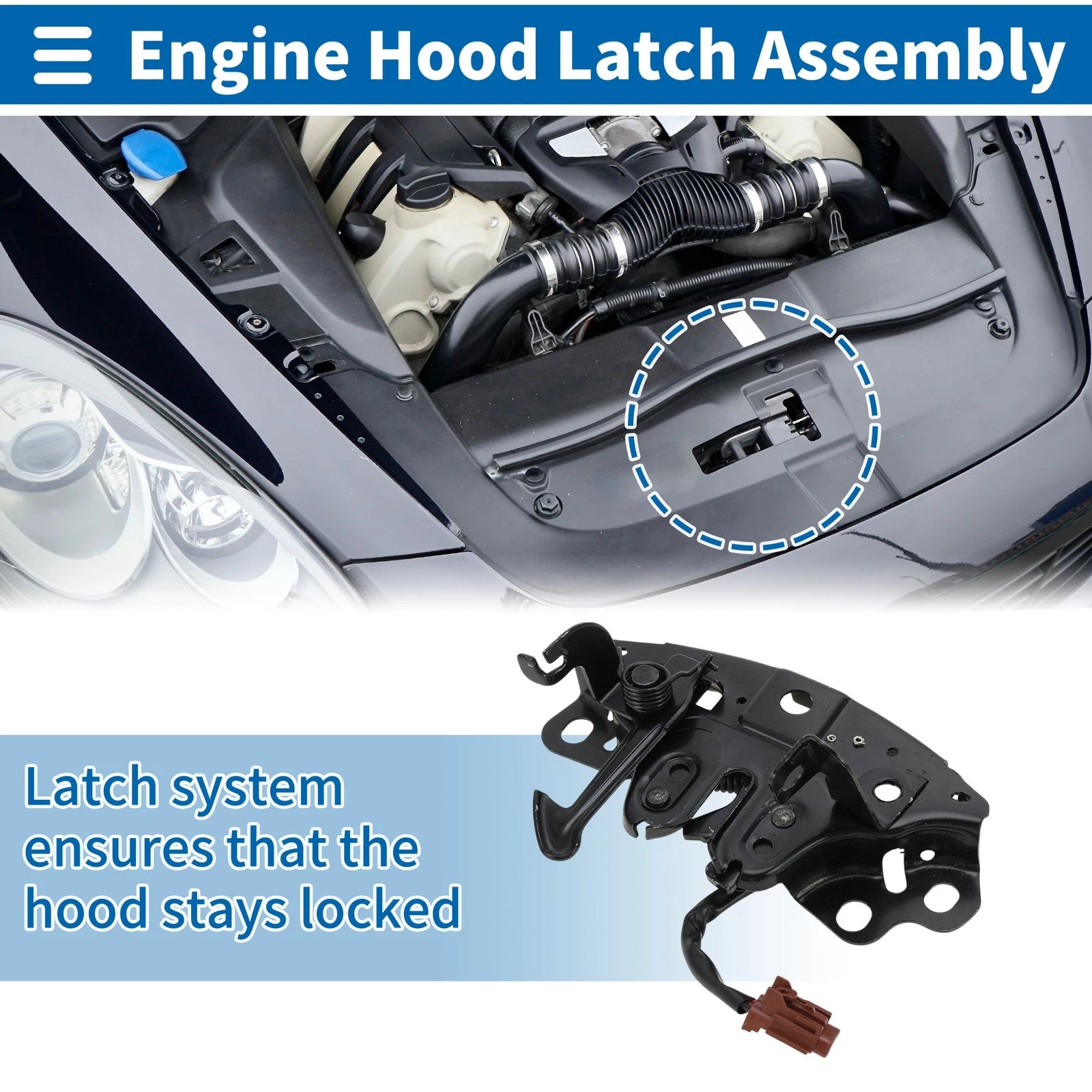 Hood Latch Assembly for Nissan Pathfinder (2013–2021) No. 656013JA1A