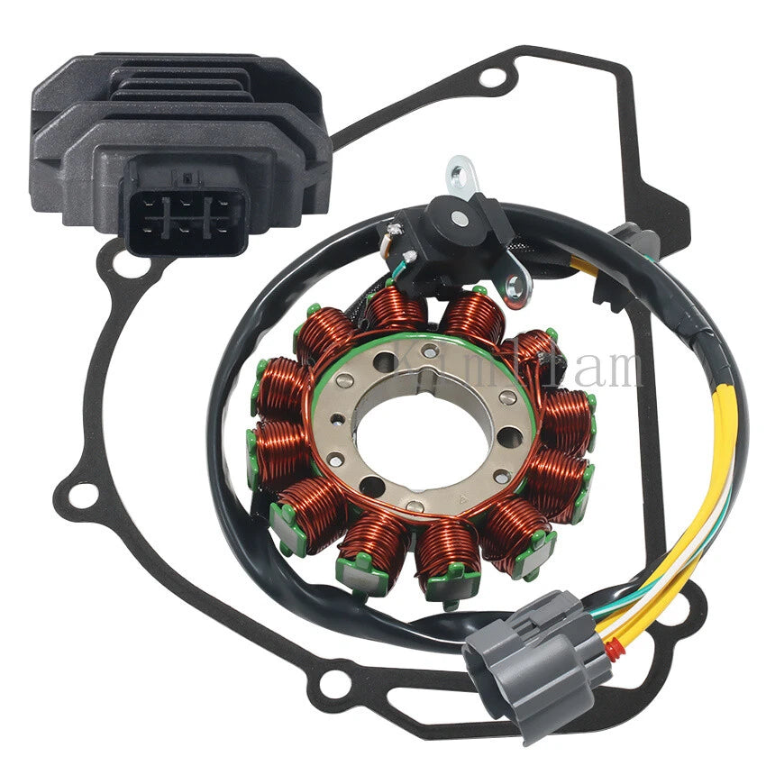 Stator Coil + Regulator Rectifier + Gasket for Kawasaki KX250F (2011–2012) 21003-0102