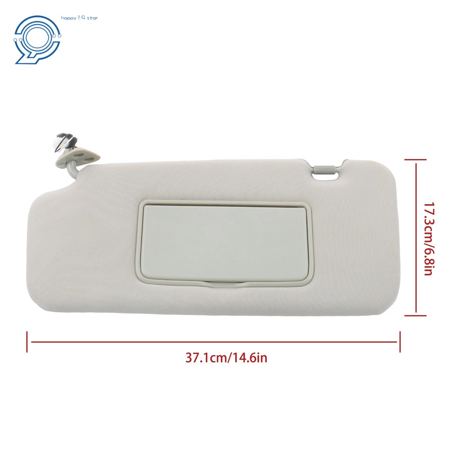 Driver Sun Visor with Light for Nissan Murano (2009-2014) Gray