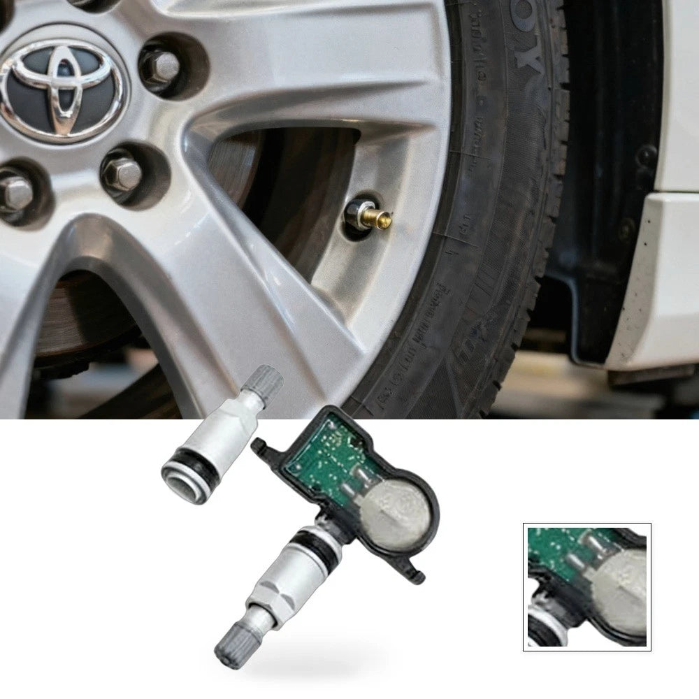 Set of 4 Tire Pressure Sensors TPMS for Toyota (42607-02090, PMV-E100)