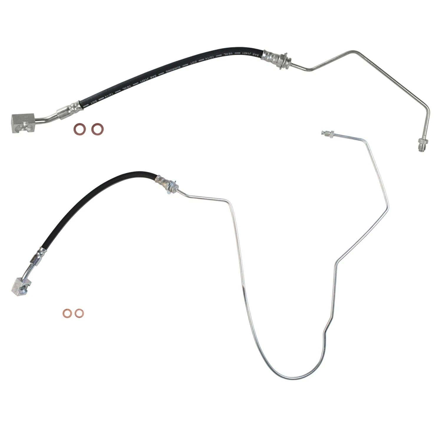 Sunsong Brake Hydraulic Hose Kit for F-150 Bronco 4WD (1978–1979)