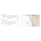 Pneumatic Gas Spring Damper 100N for Bed Box Door Floor Hatch (2010–2023)