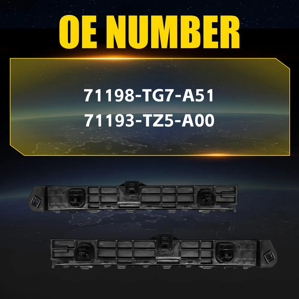Set of 2 Front Bumper Brackets for Acura MDX (2014–2016)