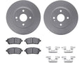 Front Brake Pad and Rotor Kit for Mazda 2 (2011–2014) FF645DV