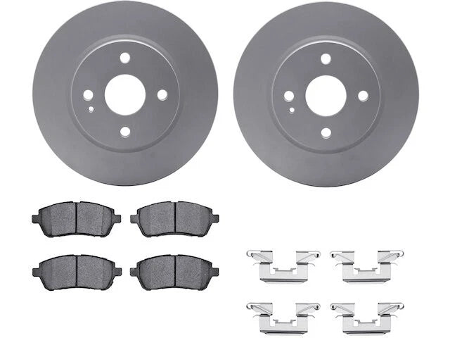 Front Brake Pad and Rotor Kit for Mazda 2 (2011–2014) FF645DV