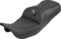 SADDLEMEN RoadSofa Tri Gripper Seat for Harley Davidson (2014–2023)