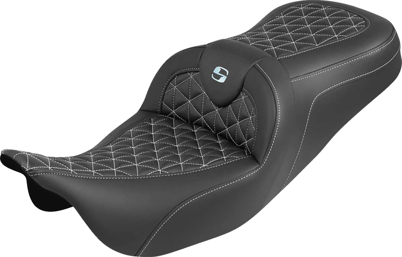 SADDLEMEN RoadSofa Tri Gripper Seat for Harley Davidson (2014–2023)