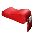 Red PU Memory Foam Console Armrest Cushion Pad for Car SUV