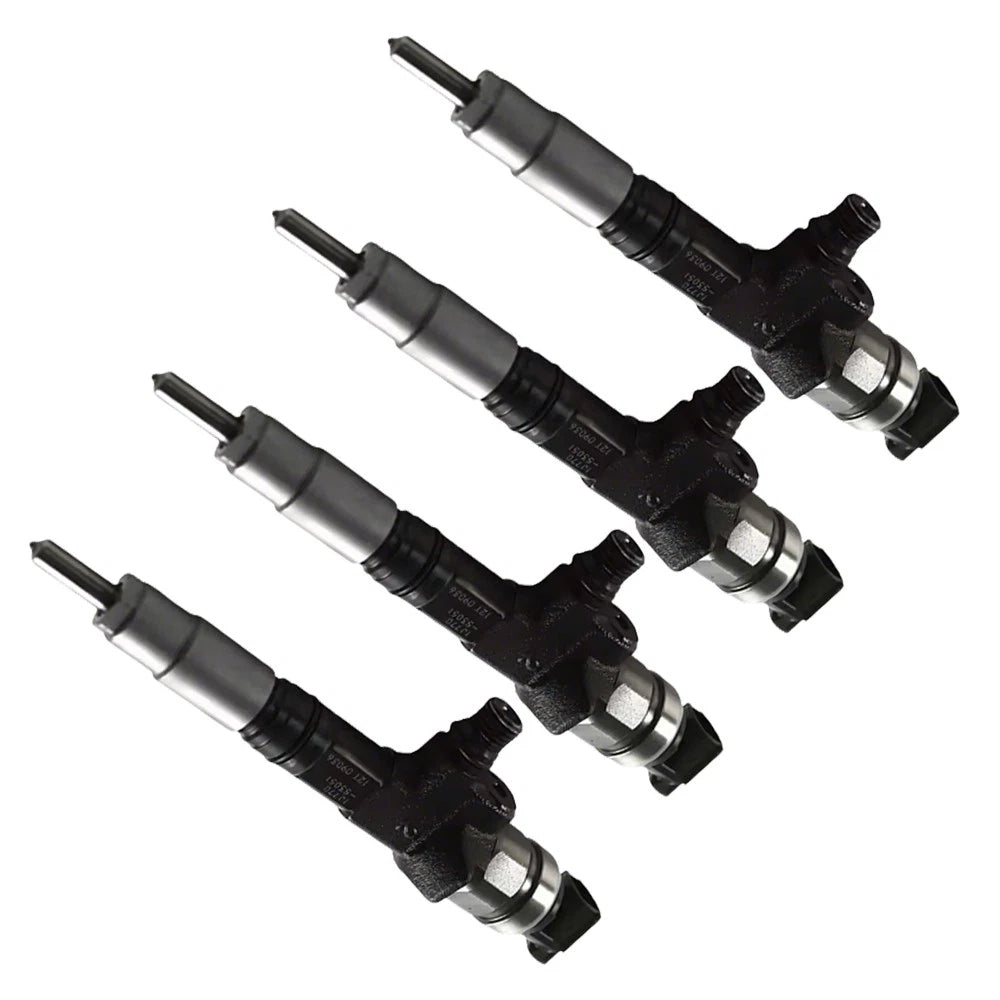 4X Fuel Injector for Kubota V3307 SVL75-2 SSV75 KX080-4 (1J770-53050)