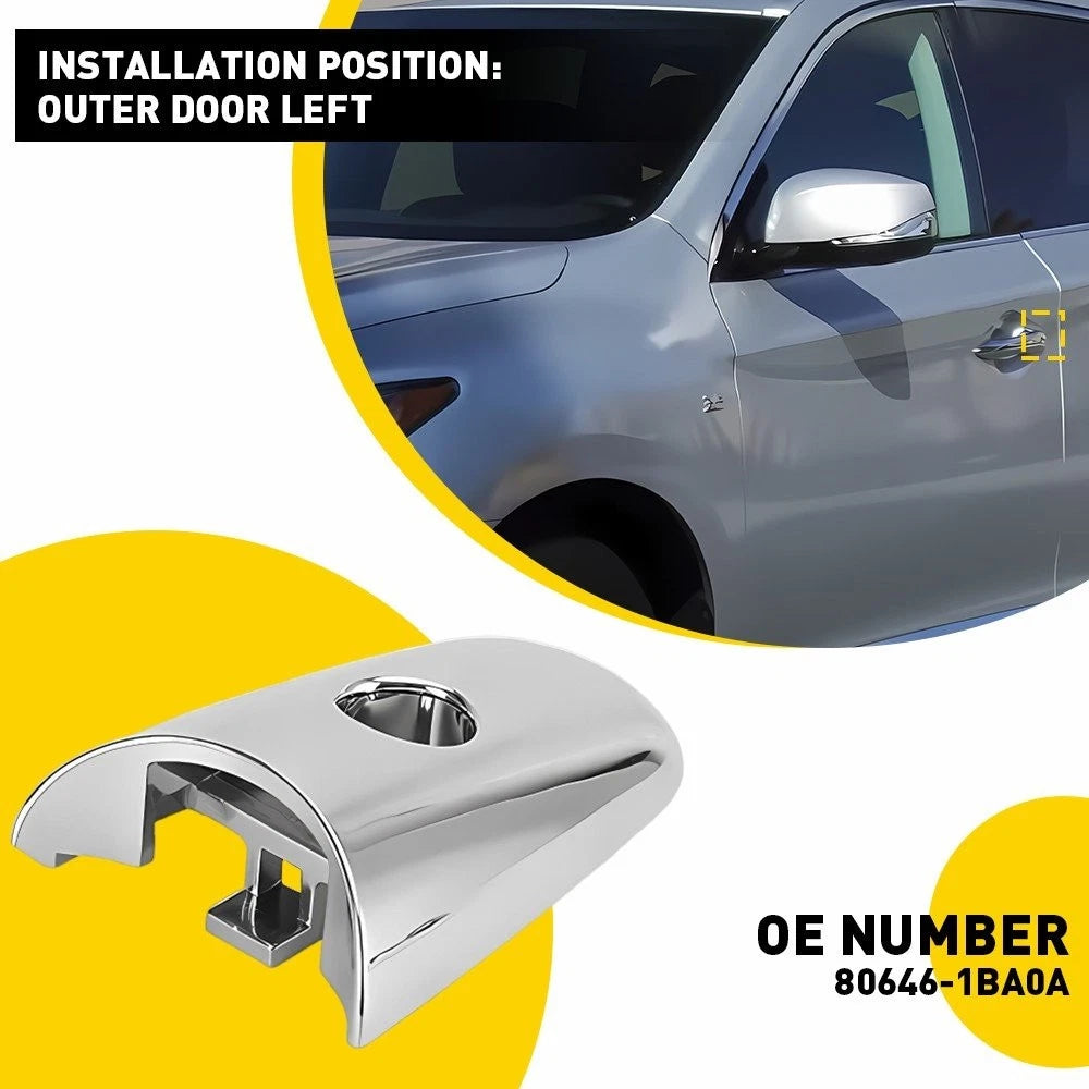 Front Left Outside Door Handle Cap for Infiniti QX60 QX70 QX80 EX35 FX35 (2013–2020)