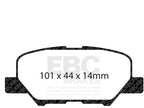 Set of 4 Rear Brake Pads for Mazda 3 (2014–2017) PD231CW