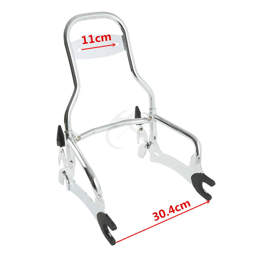 Chrome Sissy Bar Backrest Pad for Indian Chieftain Springfield (2014–2022)