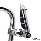 Chrome 2.5" Short Foot Peg Kit for Yamaha V-STAR XVS1300 (2007–2017)